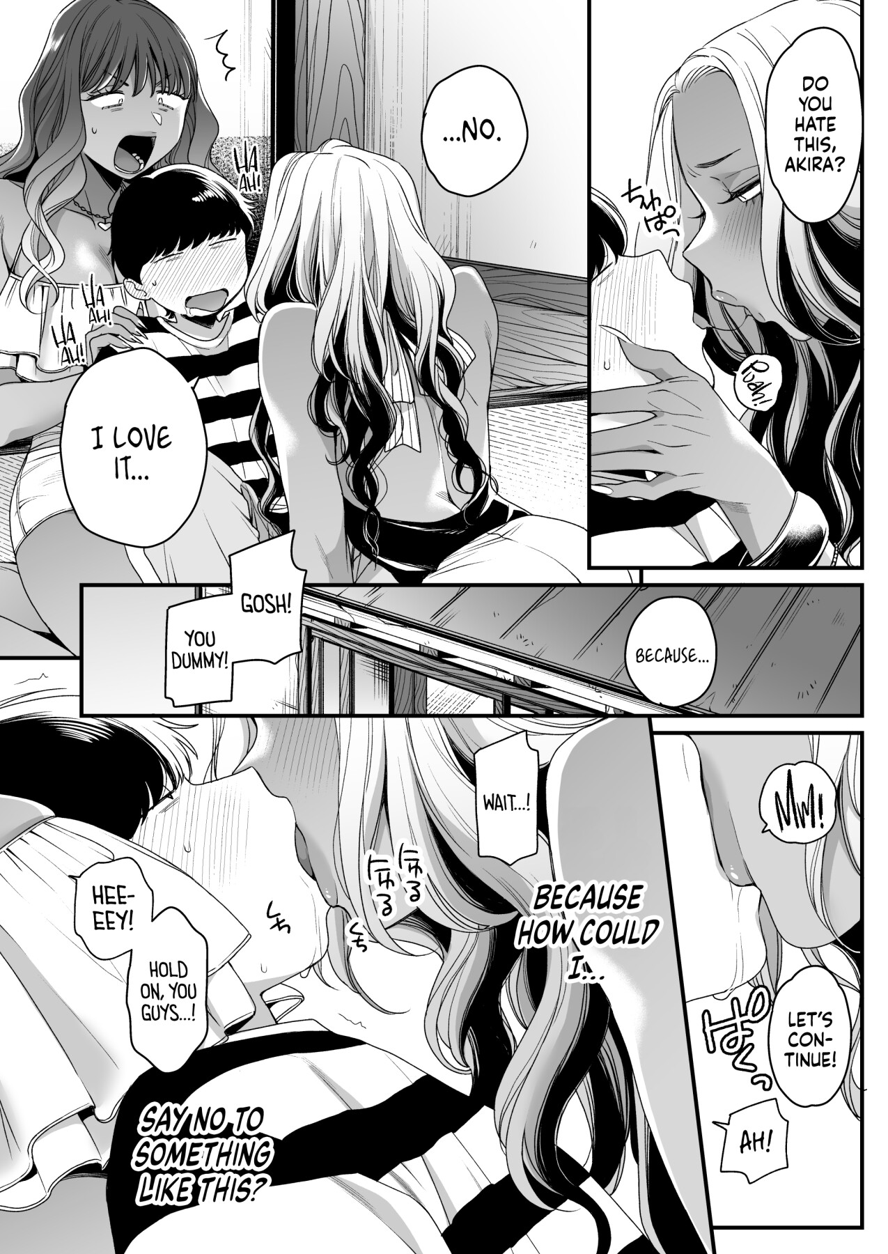 Hentai Manga Comic-Beach, Sun, And A Pair Of Gyarus!-Read-31